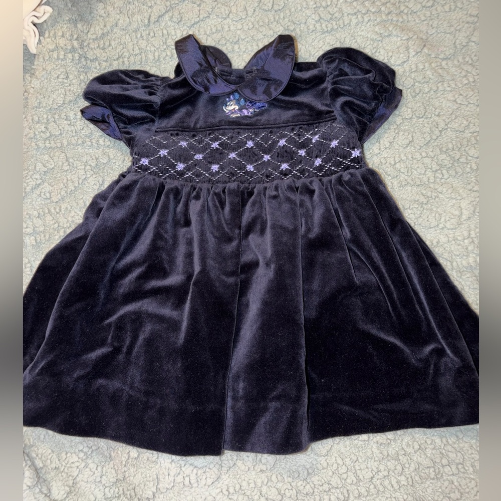 Vintage Velvet Minnie Mouse Dress